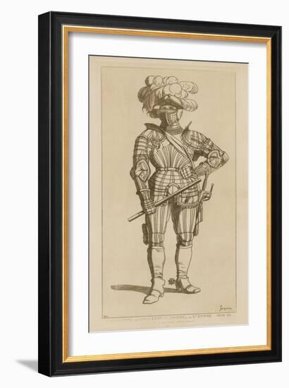 Albert, Count of Wallenstein and General of the Holy Empire, 1629-34-Raphael Jacquemin-Framed Giclee Print