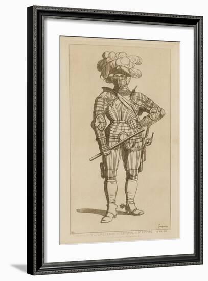 Albert, Count of Wallenstein and General of the Holy Empire, 1629-34-Raphael Jacquemin-Framed Giclee Print