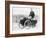 Albert De Dion on a Steam Tricycle, 1888-null-Framed Photographic Print