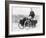 Albert De Dion on a Steam Tricycle, 1888-null-Framed Photographic Print