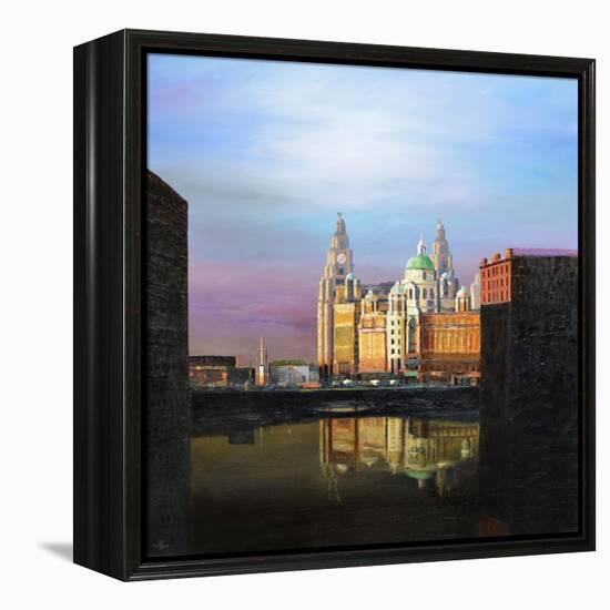Albert Dock, Liverpool, 2008-Trevor Neal-Framed Premier Image Canvas