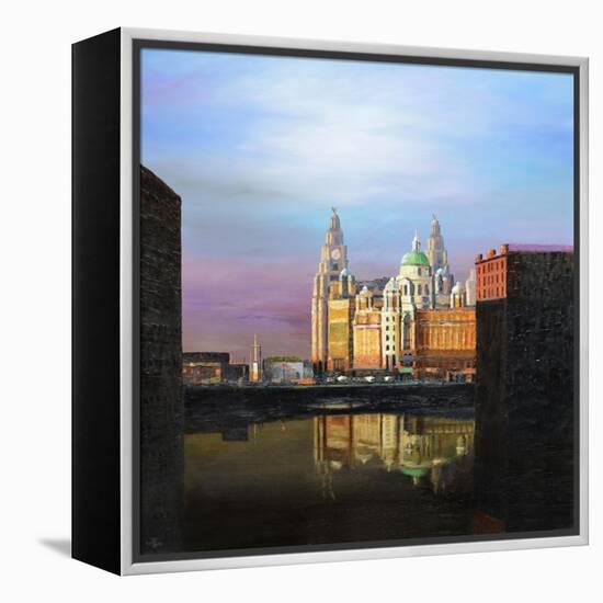 Albert Dock, Liverpool, 2008-Trevor Neal-Framed Premier Image Canvas