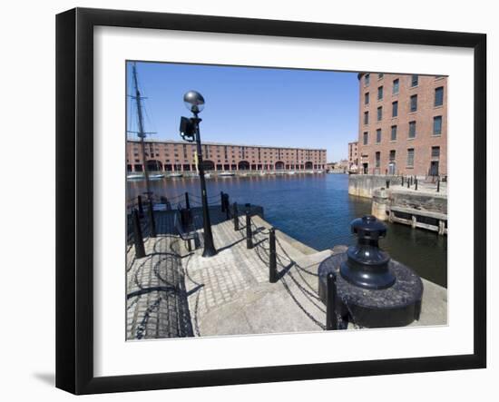 Albert Dock, Liverpool, Merseyside, England, United Kingdom, Europe-Ethel Davies-Framed Photographic Print