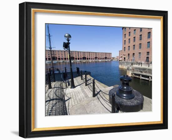 Albert Dock, Liverpool, Merseyside, England, United Kingdom, Europe-Ethel Davies-Framed Photographic Print