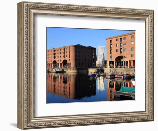 Albert Dock, Liverpool, Merseyside, England, United Kingdom, Europe-Rolf Richardson-Framed Photographic Print