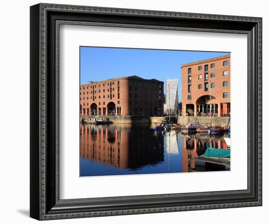 Albert Dock, Liverpool, Merseyside, England, United Kingdom, Europe-Rolf Richardson-Framed Photographic Print