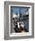 Albert Dock, with View of the Three Graces Behind, Liverpool, Merseyside-Ethel Davies-Framed Photographic Print