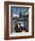 Albert Dock, with View of the Three Graces Behind, Liverpool, Merseyside-Ethel Davies-Framed Photographic Print