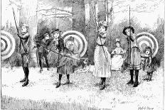 Archery, 1886-Albert E. Sterner-Framed Premier Image Canvas