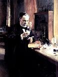 Louis Pasteur in Lab, 1884-Albert Edelfelt-Giclee Print