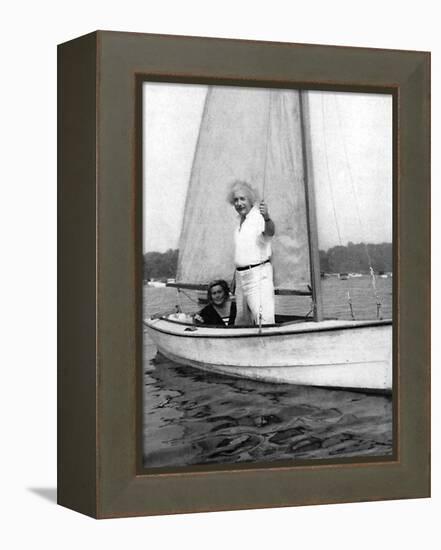 Albert Einstein (1879-195), German-Swiss Mathematician and Theoretical Physicist, C1930S-null-Framed Premier Image Canvas