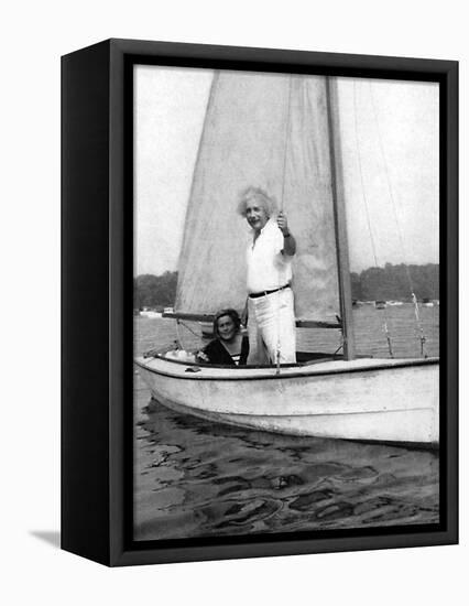 Albert Einstein (1879-195), German-Swiss Mathematician and Theoretical Physicist, C1930S-null-Framed Premier Image Canvas