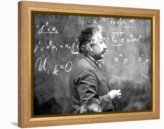 Albert Einstein (1879-1955) Swiss Physicist (German Born) C. 1930-null-Framed Stretched Canvas