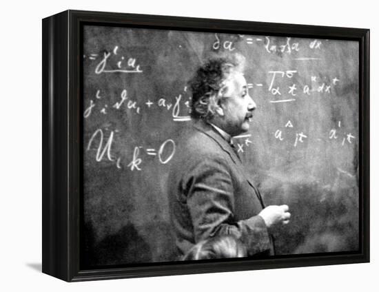 Albert Einstein (1879-1955) Swiss Physicist (German Born) C. 1930-null-Framed Stretched Canvas