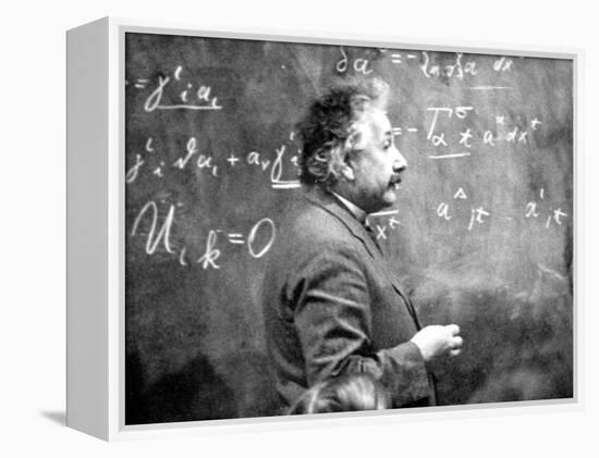 Albert Einstein (1879-1955) Swiss Physicist (German Born) C. 1930-null-Framed Stretched Canvas