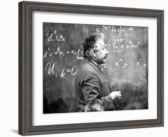Albert Einstein (1879-1955) Swiss Physicist (German Born) C. 1930-null-Framed Photo