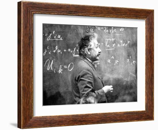 Albert Einstein (1879-1955) Swiss Physicist (German Born) C. 1930-null-Framed Photo