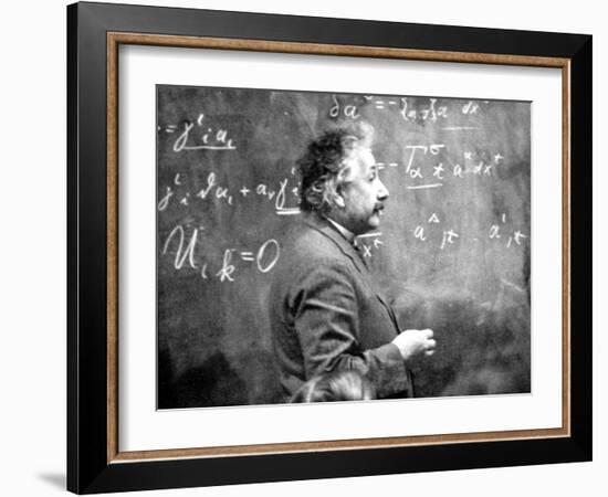 Albert Einstein (1879-1955) Swiss Physicist (German Born) C. 1930-null-Framed Photo