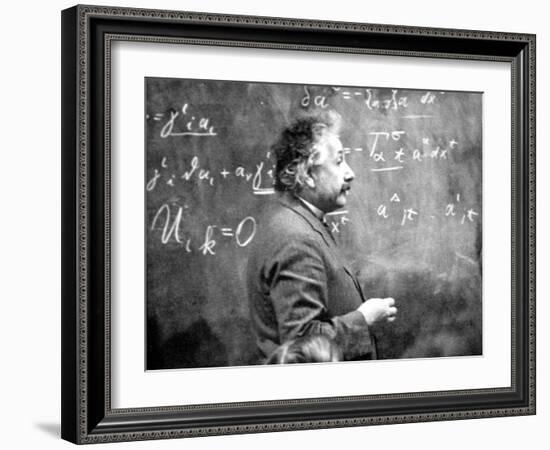 Albert Einstein (1879-1955) Swiss Physicist (German Born) C. 1930-null-Framed Photo