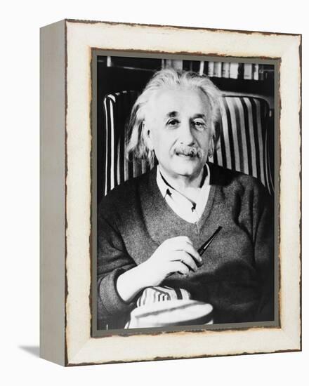 Albert Einstein, 1930s-null-Framed Stretched Canvas