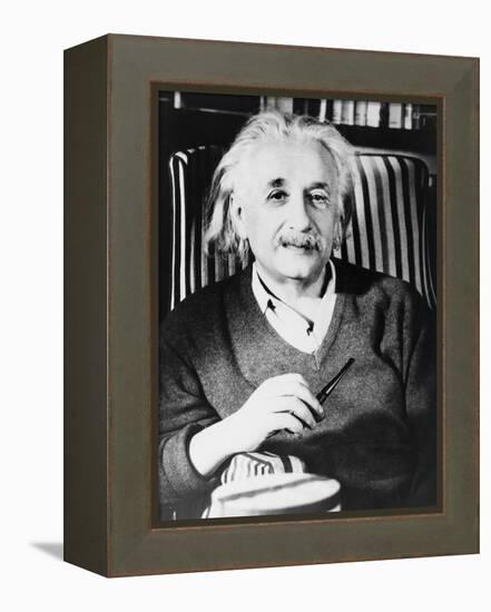 Albert Einstein, 1930s-null-Framed Stretched Canvas