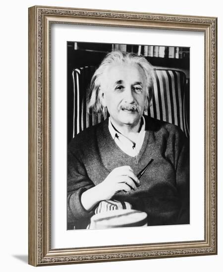 Albert Einstein, 1930s-null-Framed Art Print