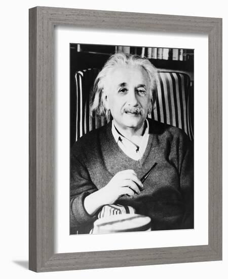 Albert Einstein, 1930s-null-Framed Art Print