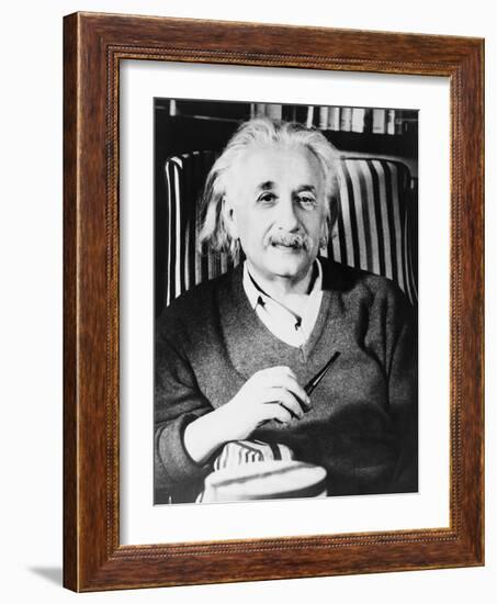 Albert Einstein, 1930s-null-Framed Art Print