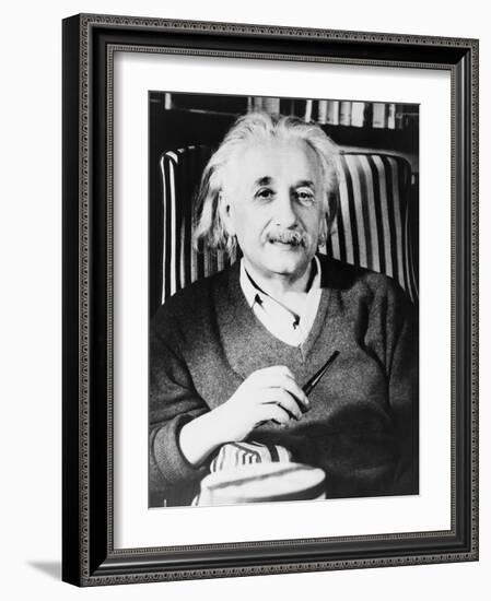 Albert Einstein, 1930s-null-Framed Art Print