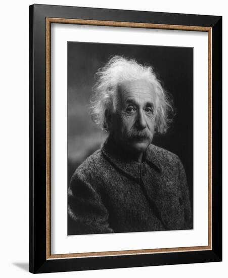 Albert Einstein, 1947-null-Framed Art Print