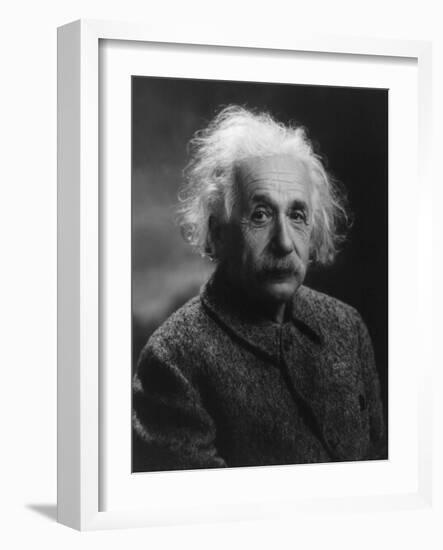 Albert Einstein, 1947-null-Framed Art Print