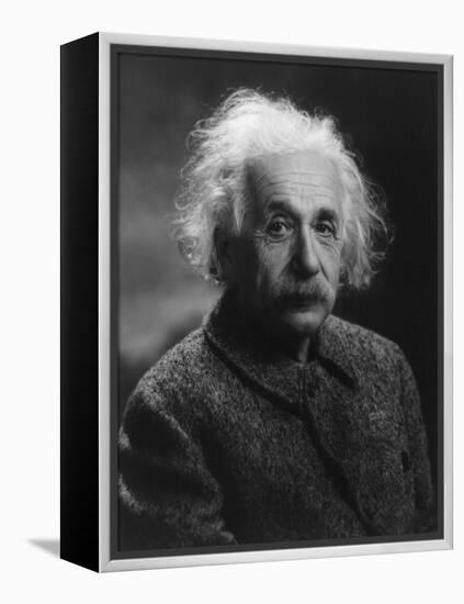 Albert Einstein, 1947-null-Framed Stretched Canvas