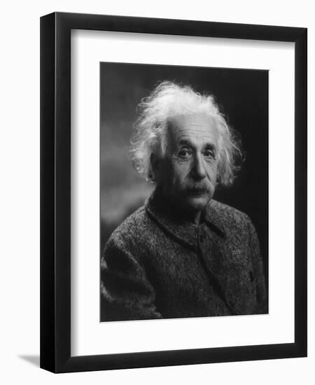 Albert Einstein, 1947-null-Framed Art Print