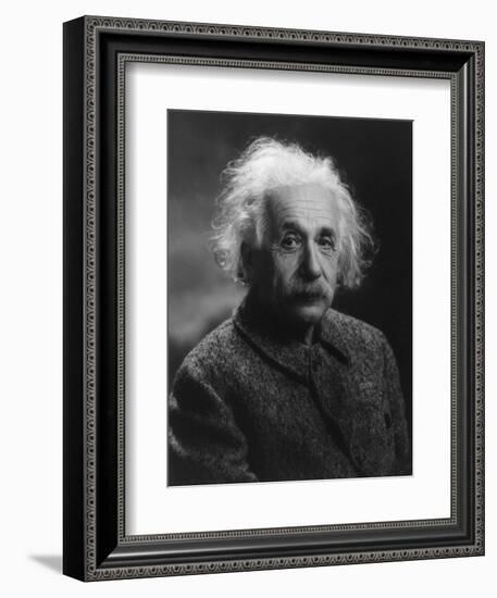 Albert Einstein, 1947-null-Framed Art Print