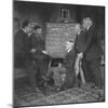 Albert Einstein and Other Physicists at Paul Ehrenfest's Home, Leyden, Netherlands-null-Mounted Giclee Print