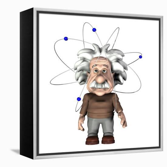 Albert Einstein, Artwork-Friedrich Saurer-Framed Premier Image Canvas