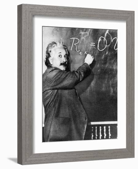 Albert Einstein, German-American Physicist-Science Source-Framed Giclee Print