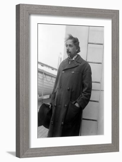 Albert Einstein, German-American Physicist-Science Source-Framed Giclee Print