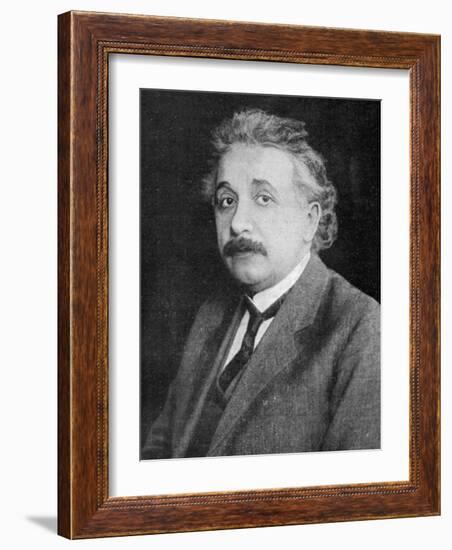 Albert Einstein German Born Physicist-null-Framed Photographic Print