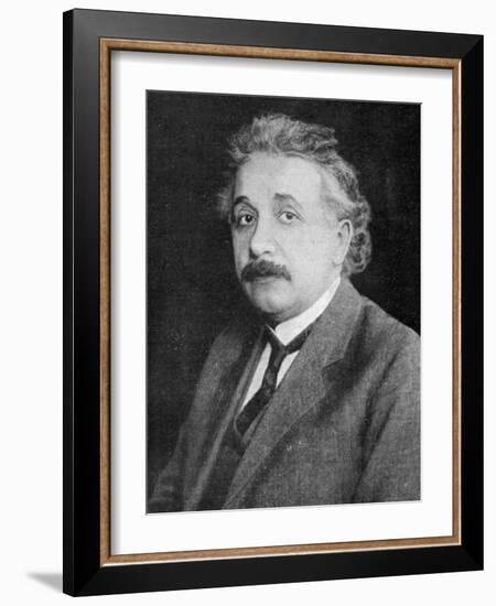 Albert Einstein German Born Physicist-null-Framed Photographic Print