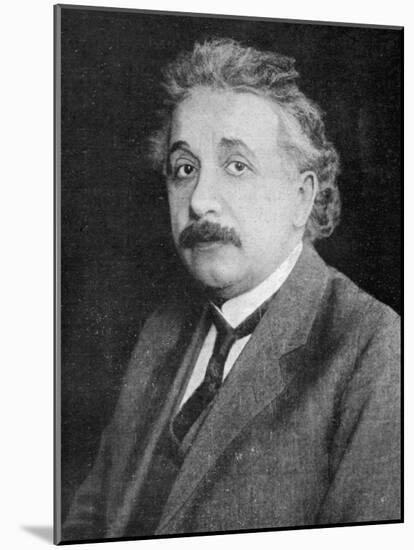 Albert Einstein German Born Physicist-null-Mounted Photographic Print