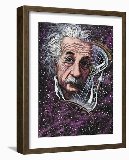 Albert Einstein, German Physicist-Bill Sanderson-Framed Photographic Print