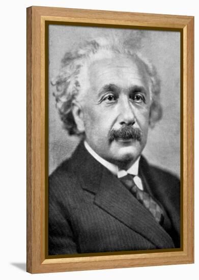 Albert Einstein, German-Swiss Mathematician and Theoretical Physicist, C1930S-null-Framed Premier Image Canvas