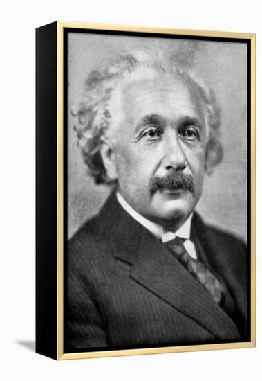 Albert Einstein, German-Swiss Mathematician and Theoretical Physicist, C1930S-null-Framed Premier Image Canvas