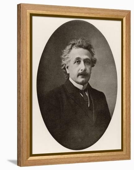 Albert Einstein in 1922-null-Framed Premier Image Canvas