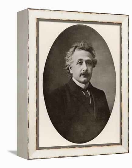 Albert Einstein in 1922-null-Framed Premier Image Canvas