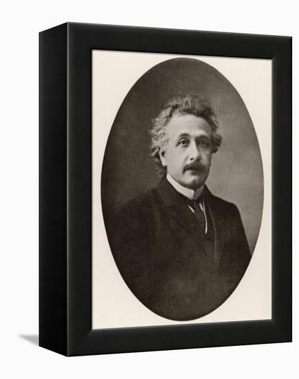 Albert Einstein in 1922-null-Framed Premier Image Canvas