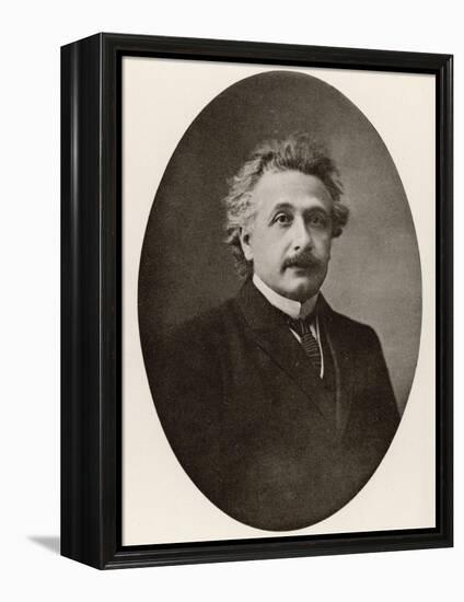 Albert Einstein in 1922-null-Framed Premier Image Canvas