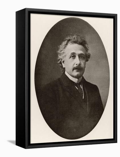 Albert Einstein in 1922-null-Framed Premier Image Canvas