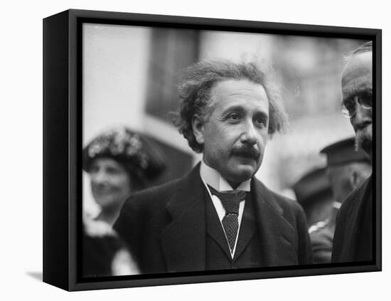 Albert Einstein in Washington, c.1922-Harris & Ewing-Framed Premier Image Canvas